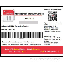 Série Mxènes MO2TIC2 POUDRE Multicouche